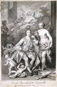 Farinelli (Carlo Broschi, dit; 1705 - 1782). by Unknown artist
