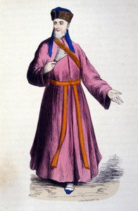 Portrait of Father Matteo Ricci (1552-1610), Italian Jesuit, founder of the Catholic mission in China by Unknown artist