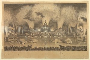 Fireworks Festival Honoring a Marriage