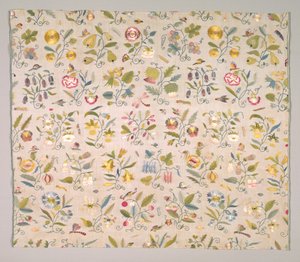 Floral Panel, Probably from a Curtain by Unknown artist