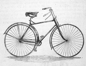 Frame bicycle model