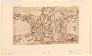 Frieze with Putti and Medallions by Unknown artist