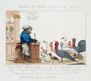 French Revolution: The Assembly of Notables on February 22, 1787 by Unknown artist
