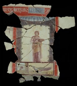 Fresco Fragment by Unknown artist