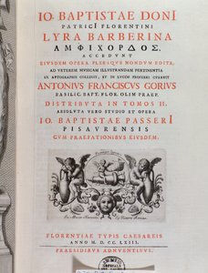 Frontispiece of The Lyra Barberina