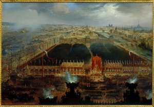 Fête de la Constitution sur la place de la Concorde, November 12 by Unknown artist