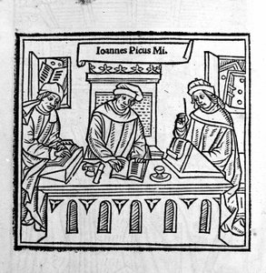 Giovanni Pico della Mirandola with His Two Disciples - in 