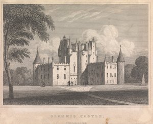 Glammis Castle, Forfarshire (detail) by Unknown artist