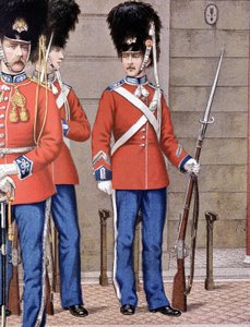 Grenadiers of the Danish Guard by Unknown artist