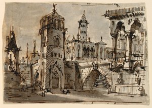 Group of Buildings by Unknown artist
