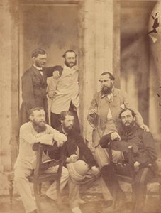 Group Portrait of Military Officers, India