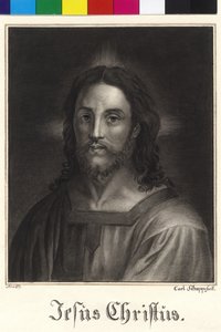 Half Length Jesus Christ by Unknown artist
