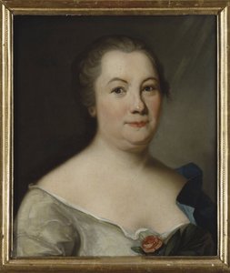 Portrait of Hedvig Charlotta Nordenflycht by Unknown artist