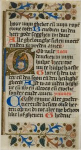 Illuminated Initial 
