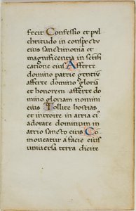 Illuminated Manuscript Leaf