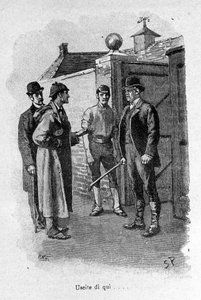 Illustration of the Book Sherlock Holmes. End of 19th Century by Unknown artist