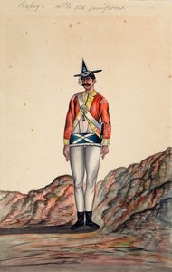 Indian Officer, Bengal Army, circa 1805