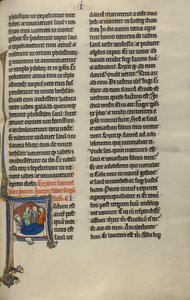 Initial F: David and the Daughters of Israel Lamenting Saul and Jonathan by Unknown artist