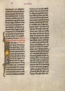 Initial I: Saint John the Evangelist by Unknown artist