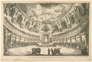 Interior of the New Concert Hall, Venice by Unknown artist