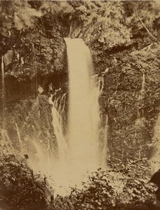 Japanese Waterfall by Unknown artist