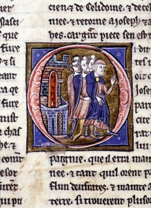 Joseph of Arimathia and his sequel. Manuscript: Conquest of the Holy Grail, written 717 years after the passion of our lord. Bibliotheque municipale de Rennes, ms. 255 (Collection of novels of the Round Table); Paris by Unknown artist