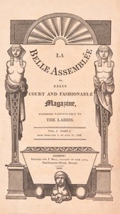 La Belle Assemblée, title page