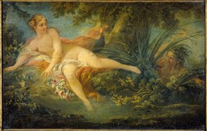 The Nymph Surprised, after Boucher by Unknown artist