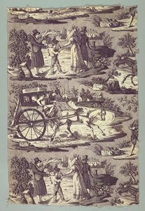 The Road to Poissy by Unknown artist
