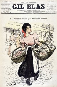 La fishonnière by Auguste Marin. In Gil Blas, on 27/05/1898 by Unknown artist