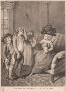 Lady Gorget raising Recruits for Cox Heath by Unknown artist