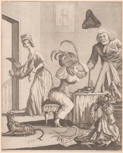Lady Preparing for Evening at a Ball