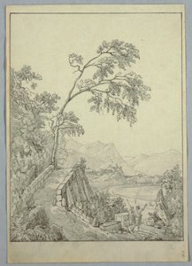 Landscape with Classical Figures by Unknown artist