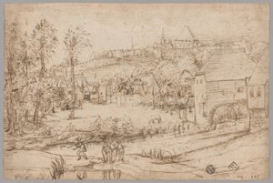 Landscape with River and Mill