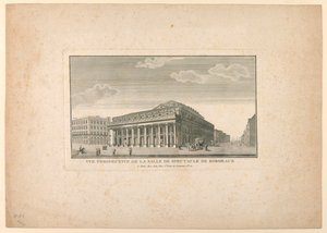 The Theatre Hall, Bordeaux by Unknown artist