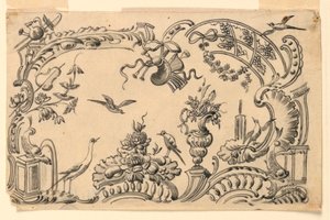 Leaf with Motifs for Decorations of Snuff Boxes by Unknown artist