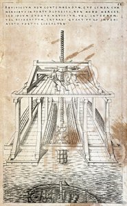 Machine for retrieving goods from a wreck by Unknown artist