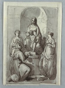 Madonna with Saints by Unknown artist