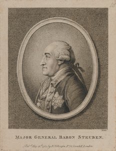 Major General Baron Steuben (etching) by Unknown artist
