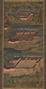 Mandala of the Three Shrines at Kumano by Unknown artist