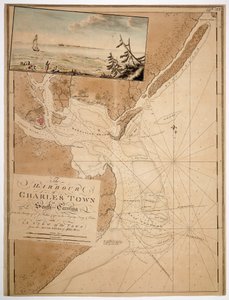 Map of Charles Town in South Carolina by Unknown artist