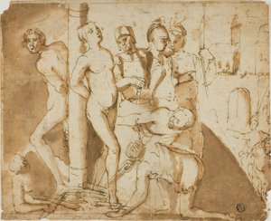 Martyrdom of Two Saints by Unknown artist