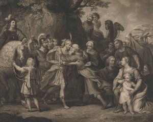 Meeting of Jacob and Esau