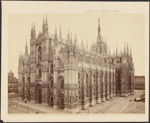 Milan, The Cathedral from the Royal Palace