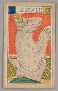 Minchiate (Tarot) Playing Card by Unknown artist