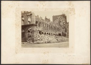 Ministry of Finance, After the 1871 Fire by Unknown artist