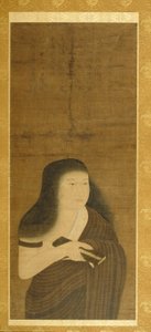 Monju Dressed in a Robe of Braided Grass by Unknown artist