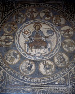 Mosaic Floor Depicting the Months of the Year by Unknown artist