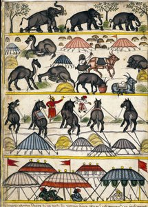 Mughal Military Camp, Page from 