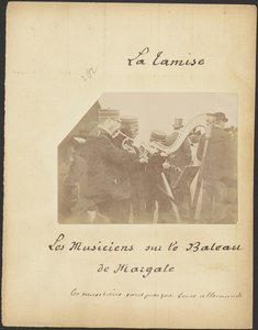 Musicians on the Boat from Margate by Unknown artist